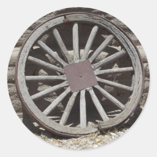 Wagon Wheel Runt Klistermärke