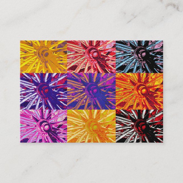 WAGON WHEEL VISITKORT (Framsida)