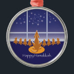 WagsToWishes®_Menorah Hundar Julgransprydnad Metall<br><div class="desc"></div>