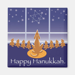WagsToWishes_Menorah hundar Magnet