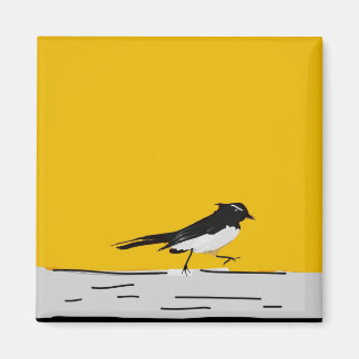 Wagtail Magnet (Gult)
