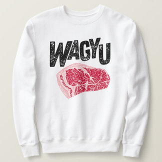 Wagyu Beef Steak - Premium Kött Älskare Lång Ärmad Tröja