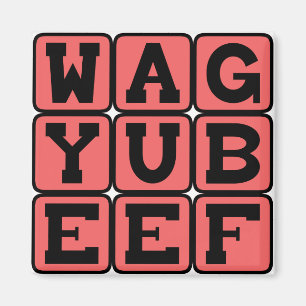 Wagyu nötkött, japansk ko magnet