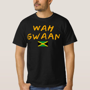 Wah Gwaan Good Vibes Endast Rasta Reggae Roots Jam T Shirt