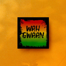 Wah Gwaan Jamaican Rasta Kitchen Kakelplatta