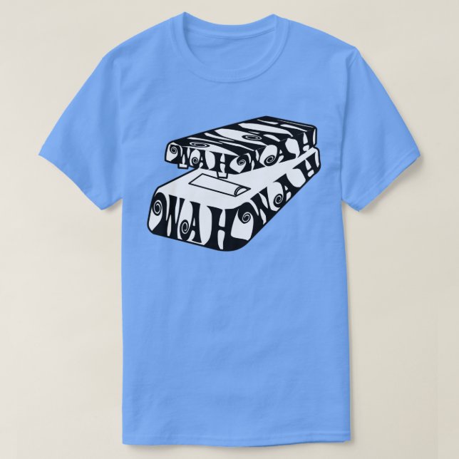 Wah Wah Guitar-effektpedal T Shirt (Design framsida)