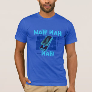 Wah! Wah! Wah! Gitarrpedal, blått T Shirt