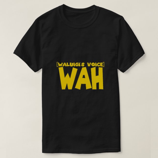 Wah Waluigi Voice Essential T Shirt (Design framsida)