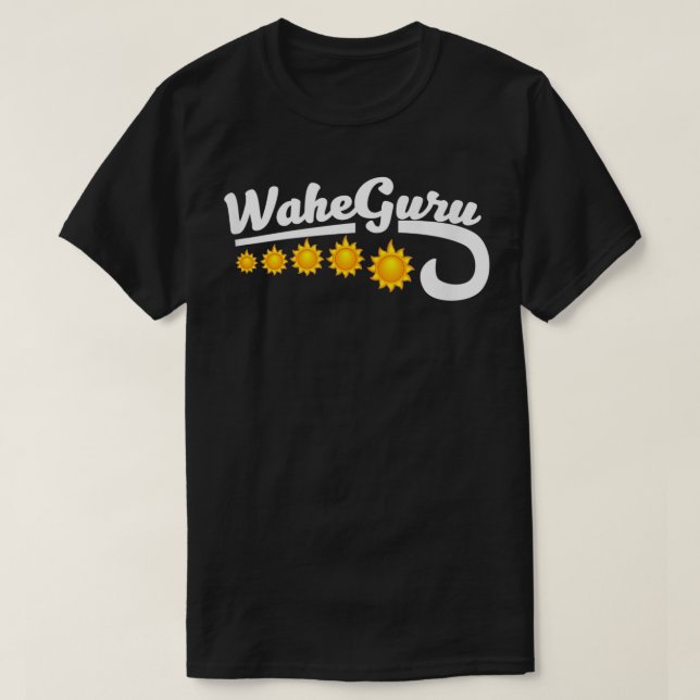 Waheguru Sat Nam Kundalini T Shirt (Design framsida)