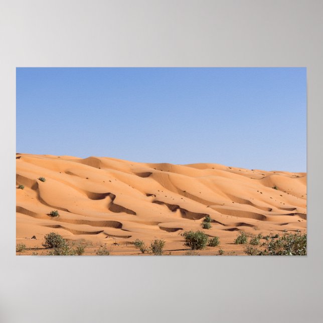 Wahiba Sands öken - Oman Poster (Framsidan)