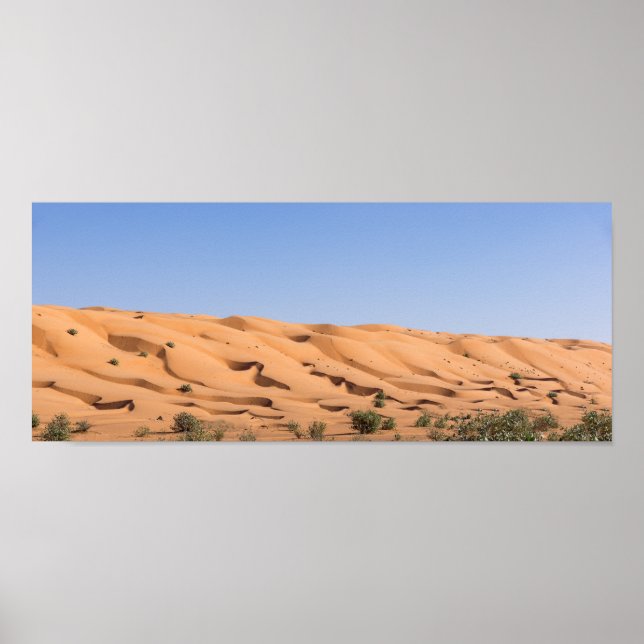 Wahiba Sands-öken - Oman Poster (Framsidan)