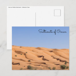 Wahiba Sands öken - Oman Vykort