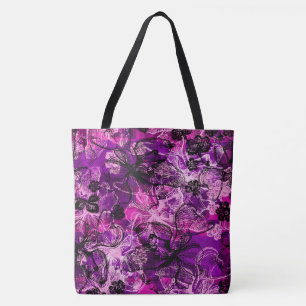 Wahine Snöre Hawaiian Orchid Beach Bag Tygkasse