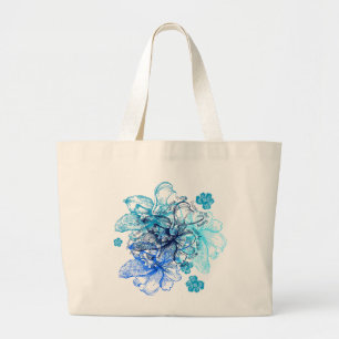 Wahine Snöre Hawaiian Orchid Jumbo Tygkasse