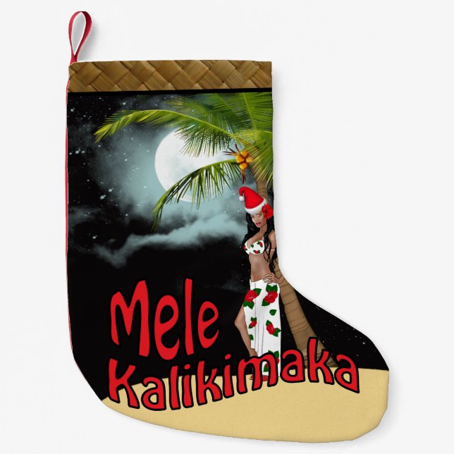 Wahine utvikningsbildMele Kalikimaka julstrumpa L (Framsidan)