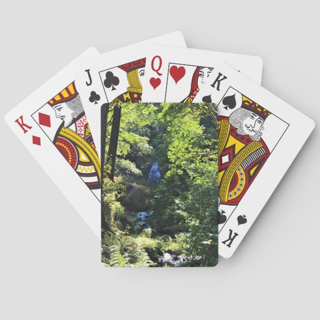 Wahkeena Falls, OR Casinokort (Baksidan)