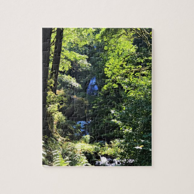 Wahkeena Falls, Oregon Pussel (Vertikal)