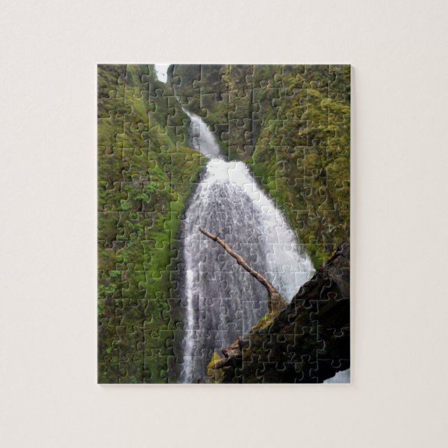 Wahkeena Falls, Oregon Pussel (Vertikal)