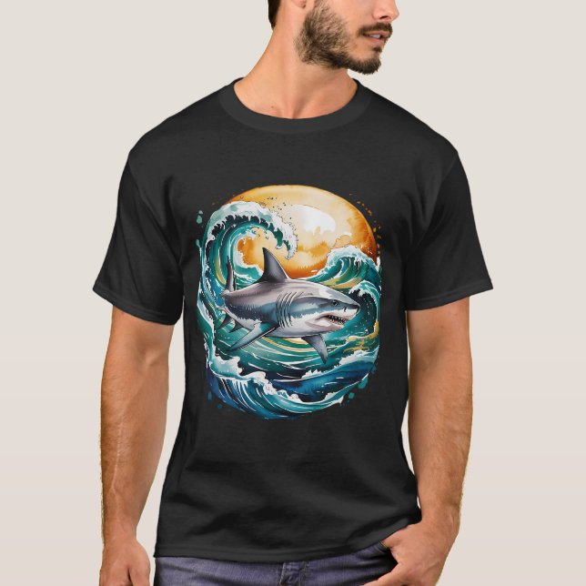 Wahoo fisk t shirt (Framsida)