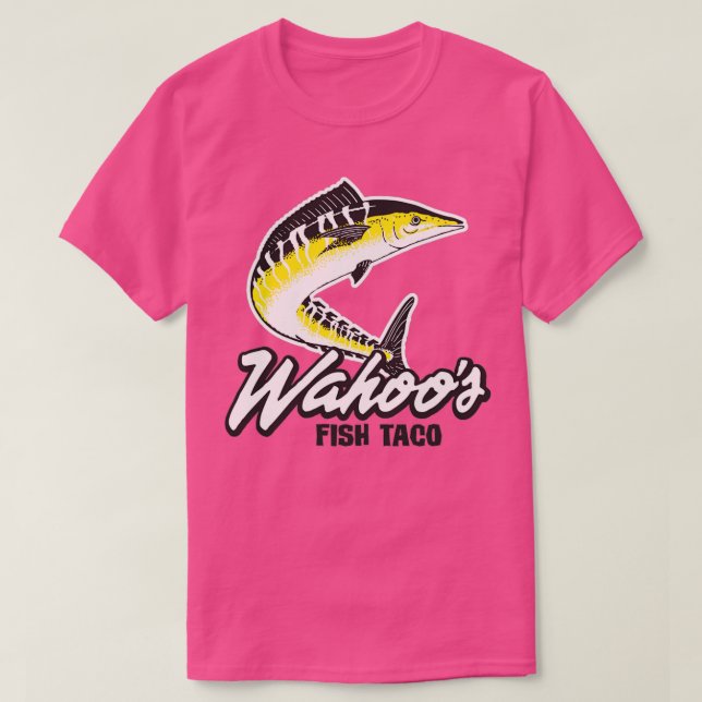 Wahoos Fish Taco Resto  T Shirt (Design framsida)