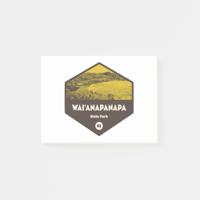 Wai'anapanapa State Park Hawaii Post-it Block (Framsida)