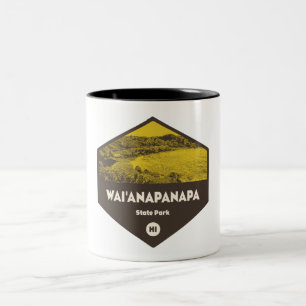 Wai'anapanapa State Park Hawaii Två-Tonad Mugg