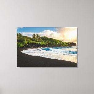 Waianapanapa strand canvastryck