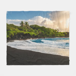 Waianapanapa strand fleecefilt
