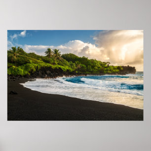 Waianapanapa strand poster