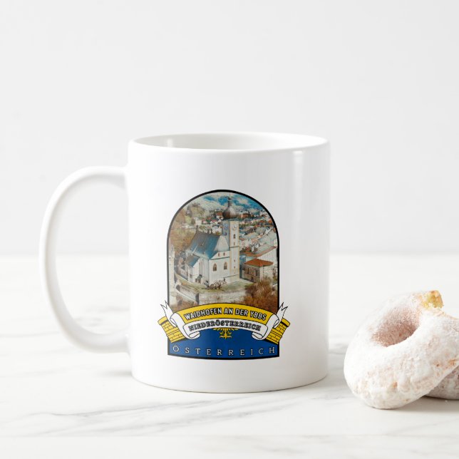 Waidhofen An Der Ybbs Niederösterreich Souvenir Kaffemugg (Med munk)