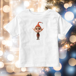 Waifigirl Jul Tomte Barn T-shirt