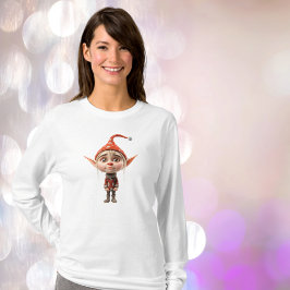 Waifish Girl Jul Elf Women's Tee