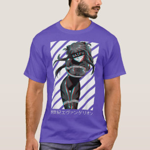 Waifu Anime Girl Anime Aesthetic Glitch japansk T Shirt