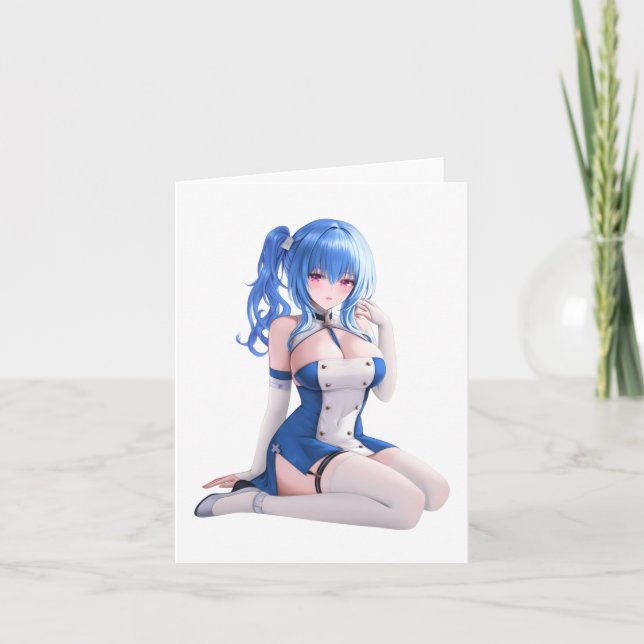 Waifu St. Louis Sticker Kort (Framsida)