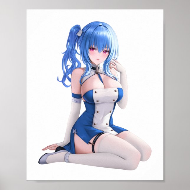 Waifu St. Louis Sticker Poster (Framsidan)