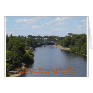 Waikato River, Hamilton Hälsningskort