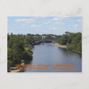 Waikato River, Hamilton Vykort