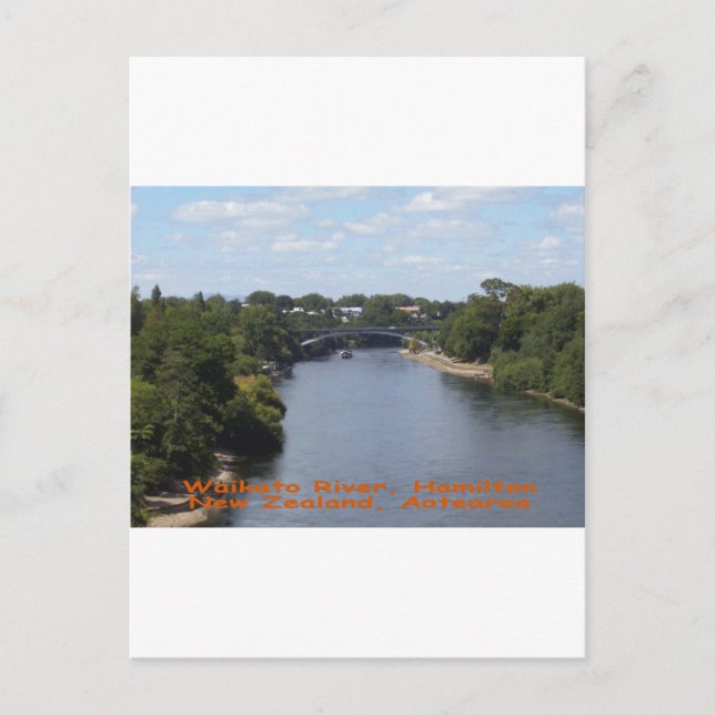 Waikato River, Hamilton Vykort (Framsida)