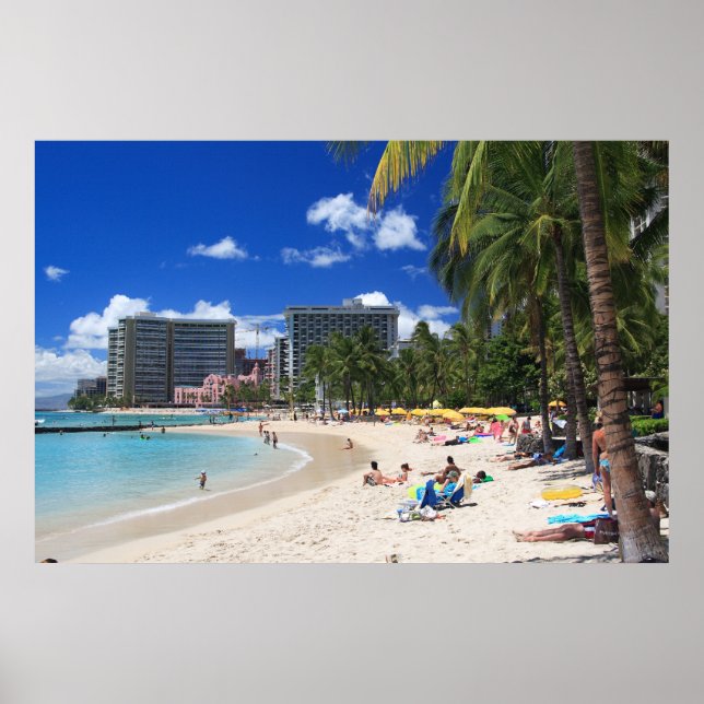 Waikiki Beach 1 Poster (Framsidan)
