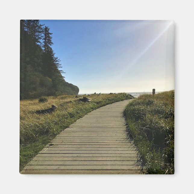 Waikiki Beach, Cape Disseende, Washington Magnet (Framsidan)