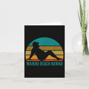 Waikiki Beach Hawaii Humor Funny Drinking Vuxen Jo Kort