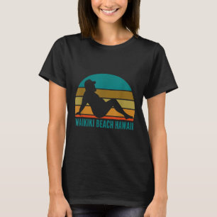 Waikiki Beach Hawaii Humor Funny Drinking Vuxen Jo T Shirt