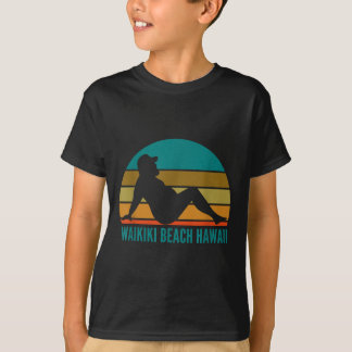 Waikiki Beach Hawaii Humor Funny Drinking Vuxen Jo T Shirt