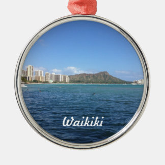Waikiki Beach Julgransprydnad Metall