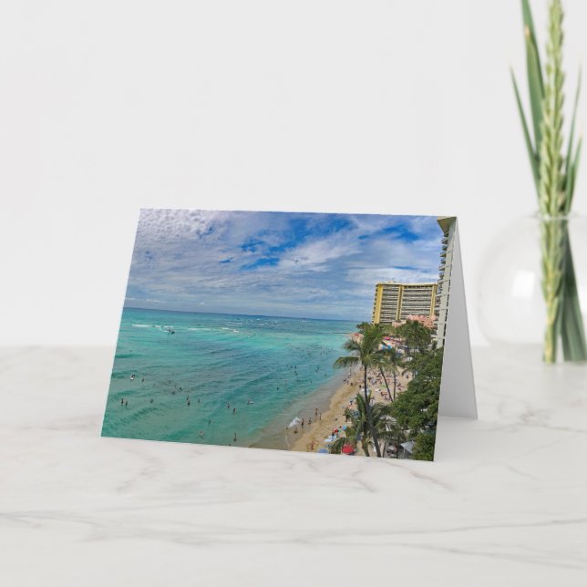 Waikiki Beach Kort (Framsida)