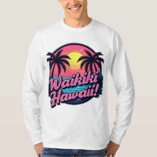 Waikiki Beach Långärmad T Shirt