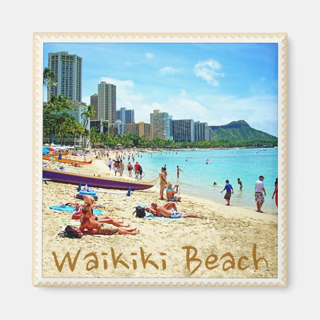Waikiki Beach Magnet (Framsidan)