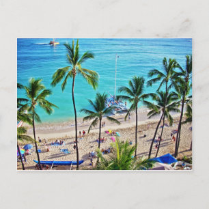 Waikiki Catamaran Vykort