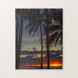 Waikiki Handflatan Sunset Pussel