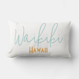 Waikiki, Hawaii Resminner Lumbarkudde